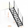 Long straight stairs kit