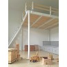 Loft bed TS 8 with lateral stairs